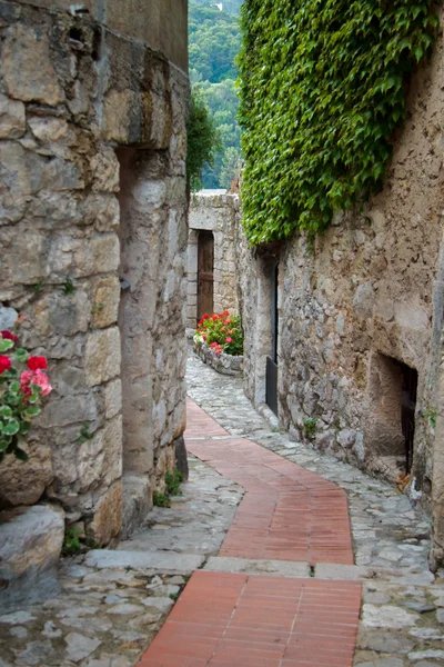 Streets of ancient town of Eze Royalty Free Stock Images