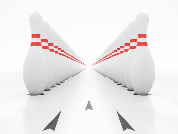 Bowling spel — Stockfoto