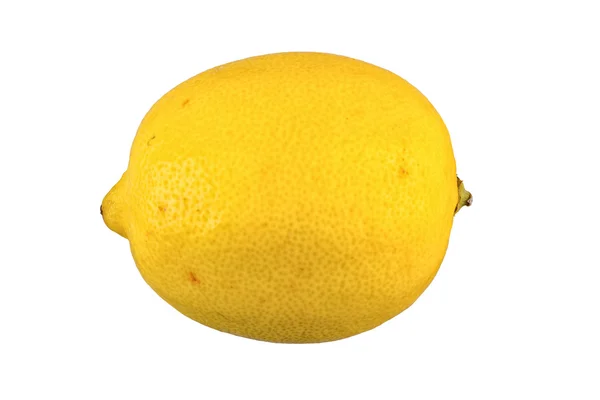 Maturo limone su sfondo bianco — Foto Stock