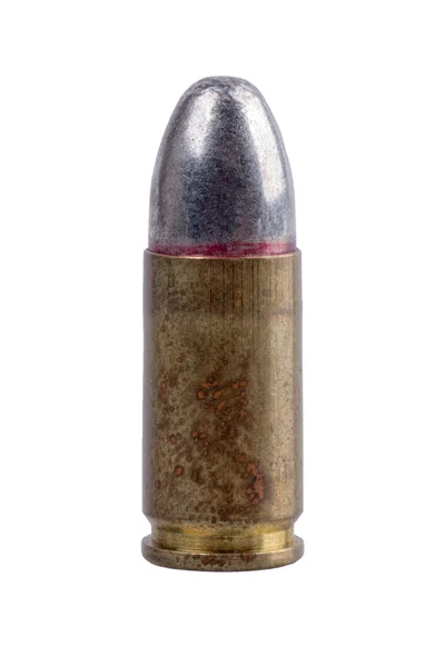 Όπλο σφαίρα σε λευκό φόντο — Φωτογραφία Αρχείου