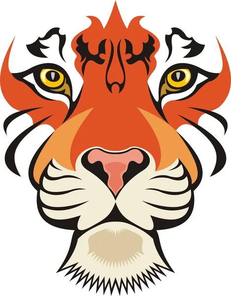 Tiger face / animal illustration