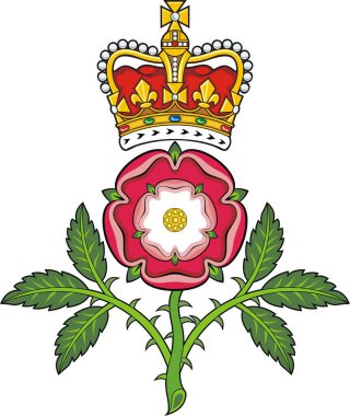 İngiltere Kraliyet Nişanı. Heraldic Tudor yükseldi ve S.Edward 's Crown