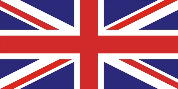 Förenade Kungarikets Flagga — Stock vektor