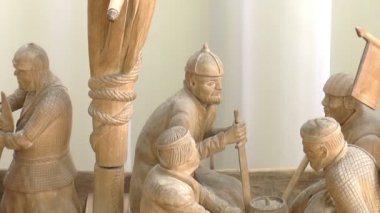 Açık adil halk... Müze Khokhloma resim.