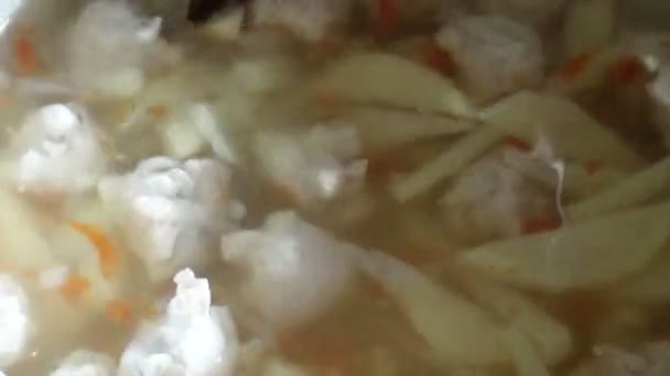 熱いスープ — ストック動画