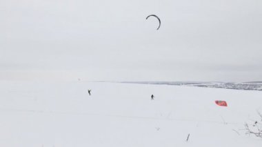 Aktif spor Kış Kitesurfing