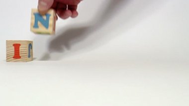 Ahşap küpleri. Birleşik Devletleri. Indiana kelime