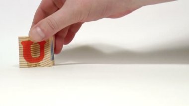 Ahşap küpleri. Birleşik Devletleri. Word Utah