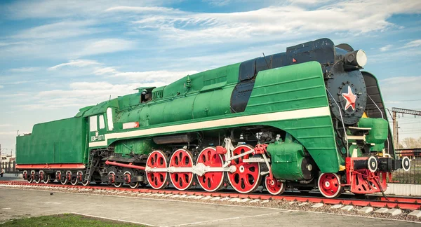 Old steam locomotives — Stock Photo, Image