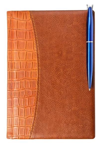 Diary with a pen — Stock Photo, Image