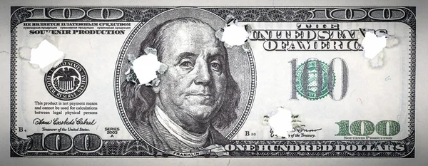 Hundred dollar bill — Stock Photo, Image