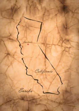 Harita California Amerika
