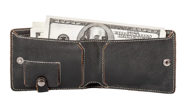 Men's wallet with banknotes — Stock Photo, Image