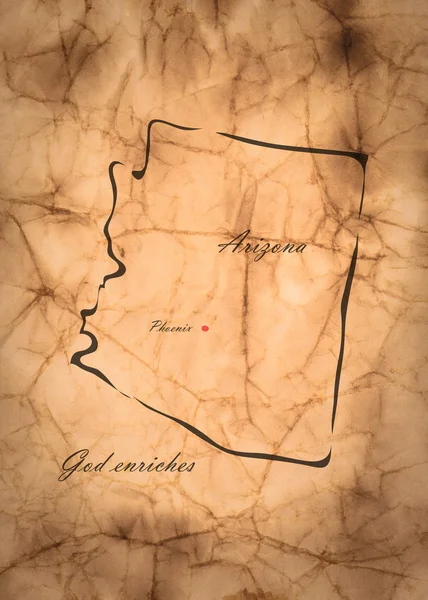 Carte Arizona of America — Photo