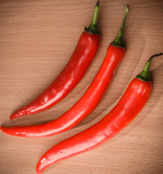 Pimientos rojos frescos — Foto de Stock