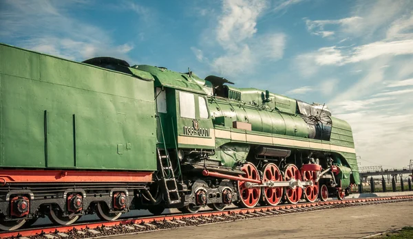 Velhas locomotivas a vapor — Fotografia de Stock