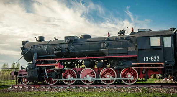 Velhas locomotivas a vapor — Fotografia de Stock