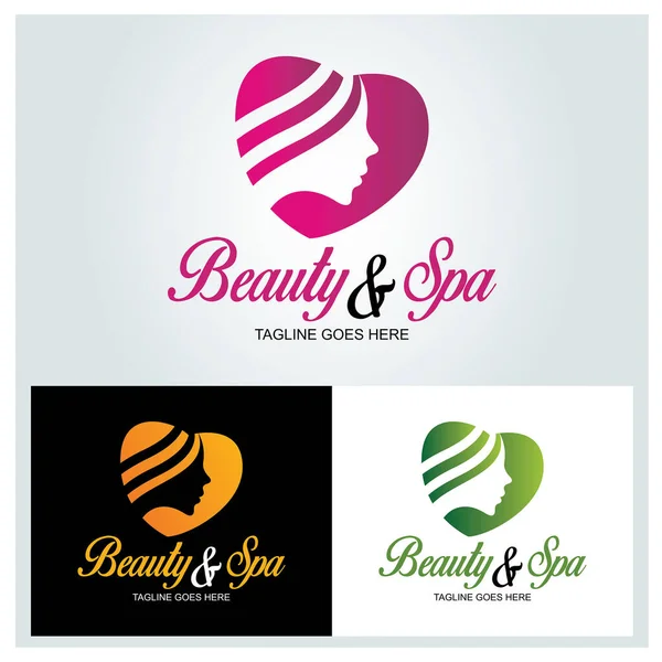 Wzór Logo Beauty Spa Ilustracja Wektora — Wektor stockowy