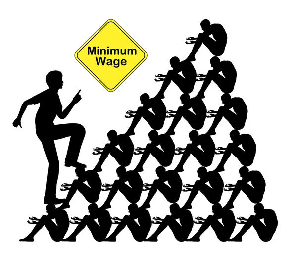 Paying Minimum Wage — Stock Photo, Image