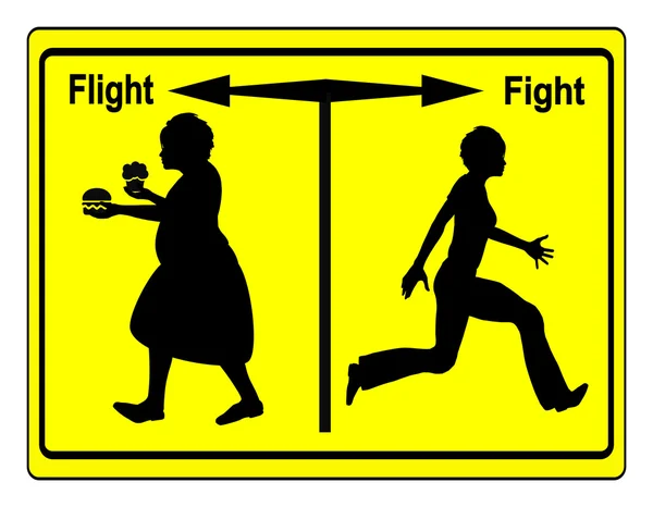 Lucha contra el sobrepeso —  Fotos de Stock