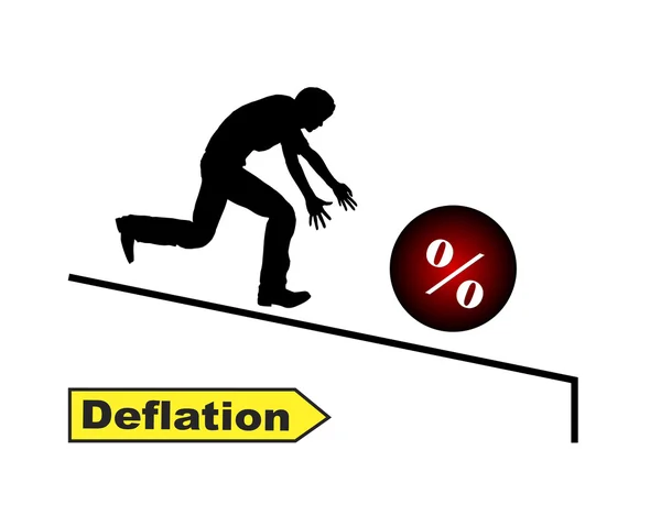 Deflação — Fotografia de Stock