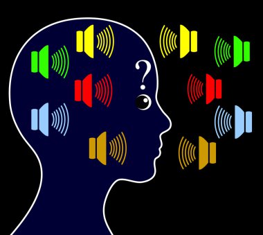 Schizophrenia with Hearing Voices clipart