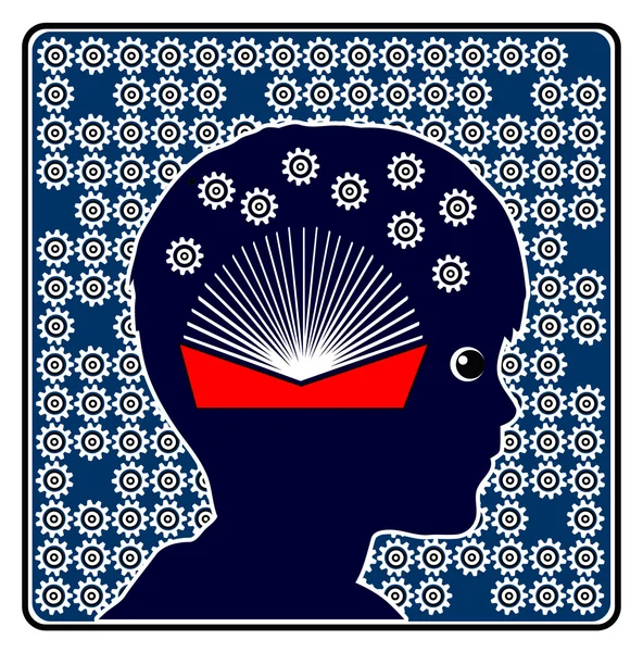 Développement du cerveau par la lecture — Photo