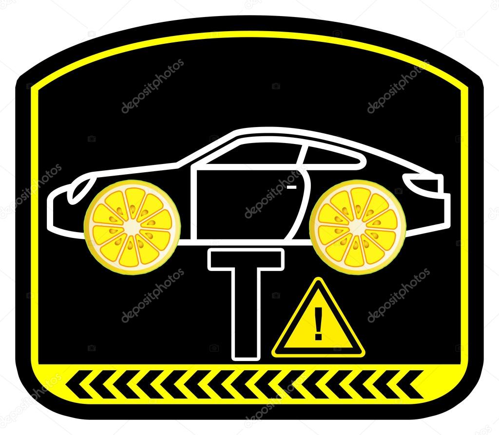 Warning Lemon Car
