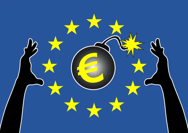 Rettungsplan für die Eurozone — Stockfoto