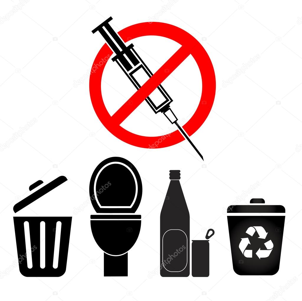 No Disposal for Syringes and Needles
