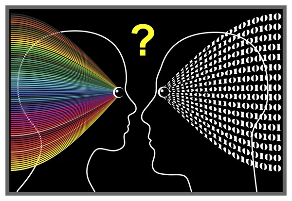 Diferencia en la percepción — Foto de Stock