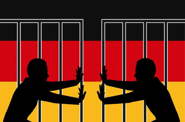 Duitsland sluiten grenzen — Stockfoto