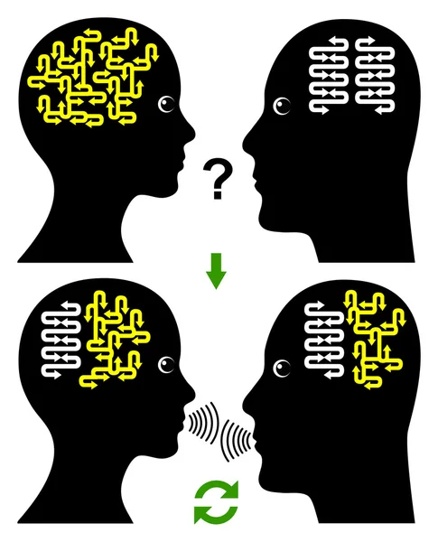 Costruire il concetto di Rapport — Foto Stock