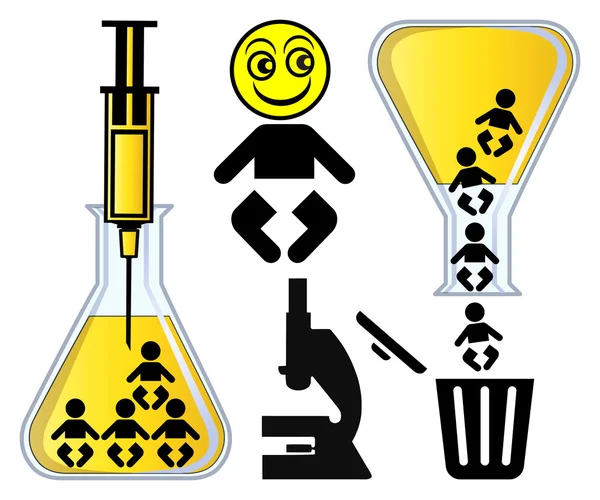 In Vitro Diseñador Bebés — Foto de Stock