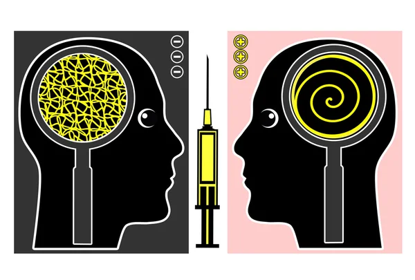 Manipulação cerebral e controle da mente — Fotografia de Stock