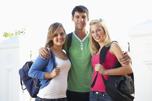 Grupo de estudiantes adolescentes — Foto de Stock