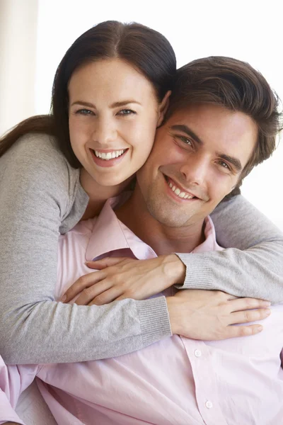 Young Couple Relaxing At Home — Stock Photo, Image