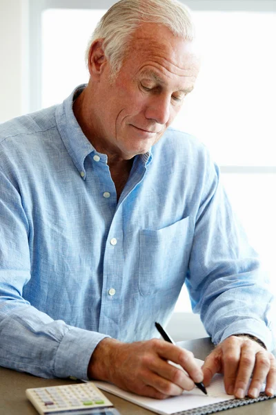 Mature student in class — Stock Photo, Image