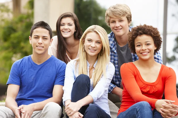 Group of Multi racial students Stockfoto