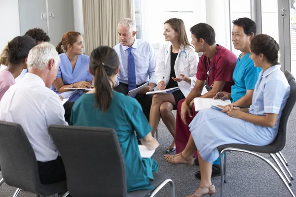 Medical Staff At Case Meeting — Stock Photo, Image