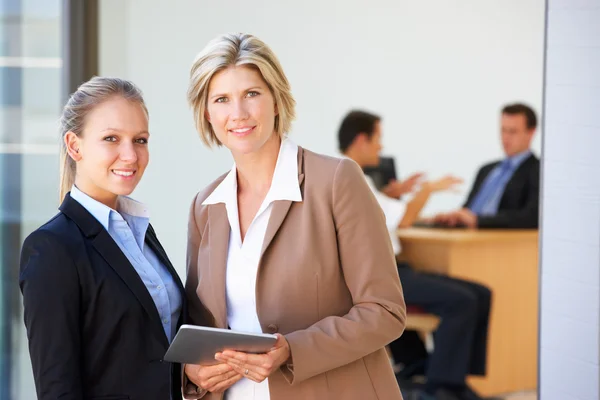 Executives Using Digital Tablet on Meeting — Stock Photo, Image