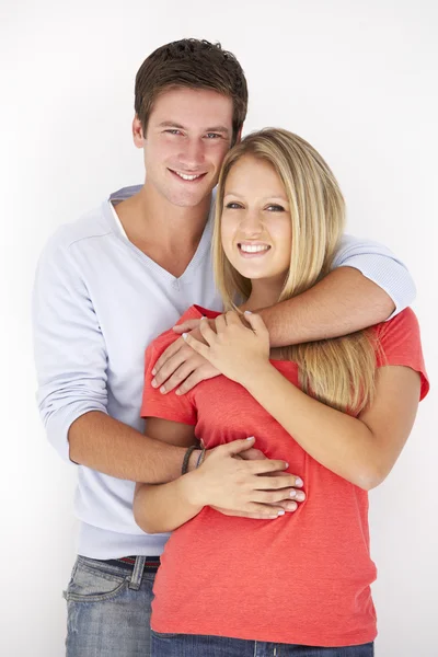 Casal jovem romântico — Fotografia de Stock