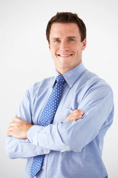 Confident Businessman Looking at camera — Stock Photo, Image