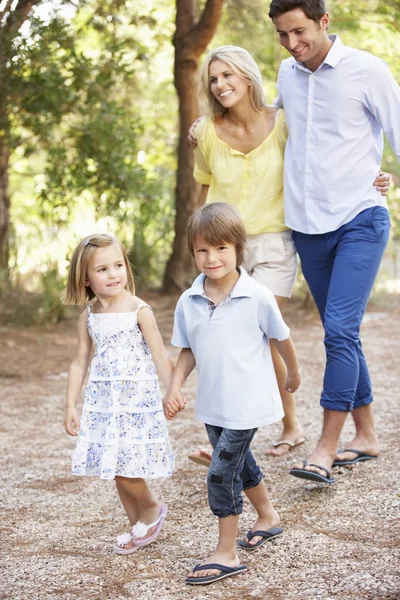 Rodinu na procházku společně — Stock fotografie