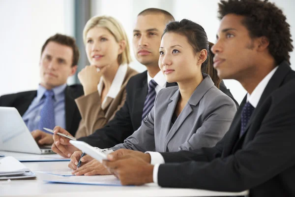 Business People Listening To Colleague on Meeting — Stock Photo, Image