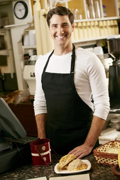 Coffee Shop Owner — Stock Photo, Image