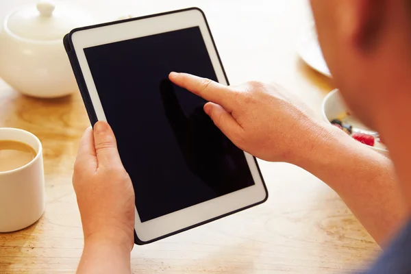 Person Looking At Digital Tablet — Stock Photo, Image