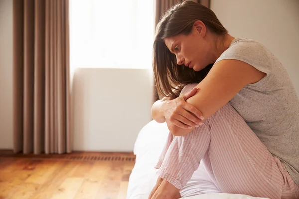 Mulher com depressão — Fotografia de Stock