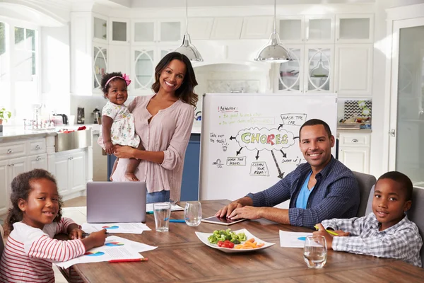 Domestic meeting in the kitchen — Stock Photo, Image