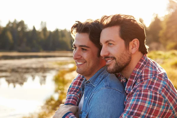 Romantique mâle gay couple — Photo